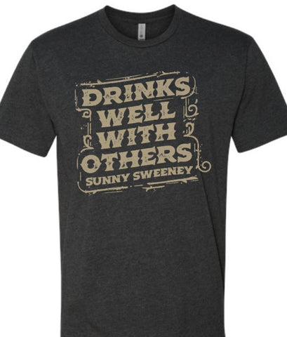 SHIRT - DRINKS CHARCOAL TAN